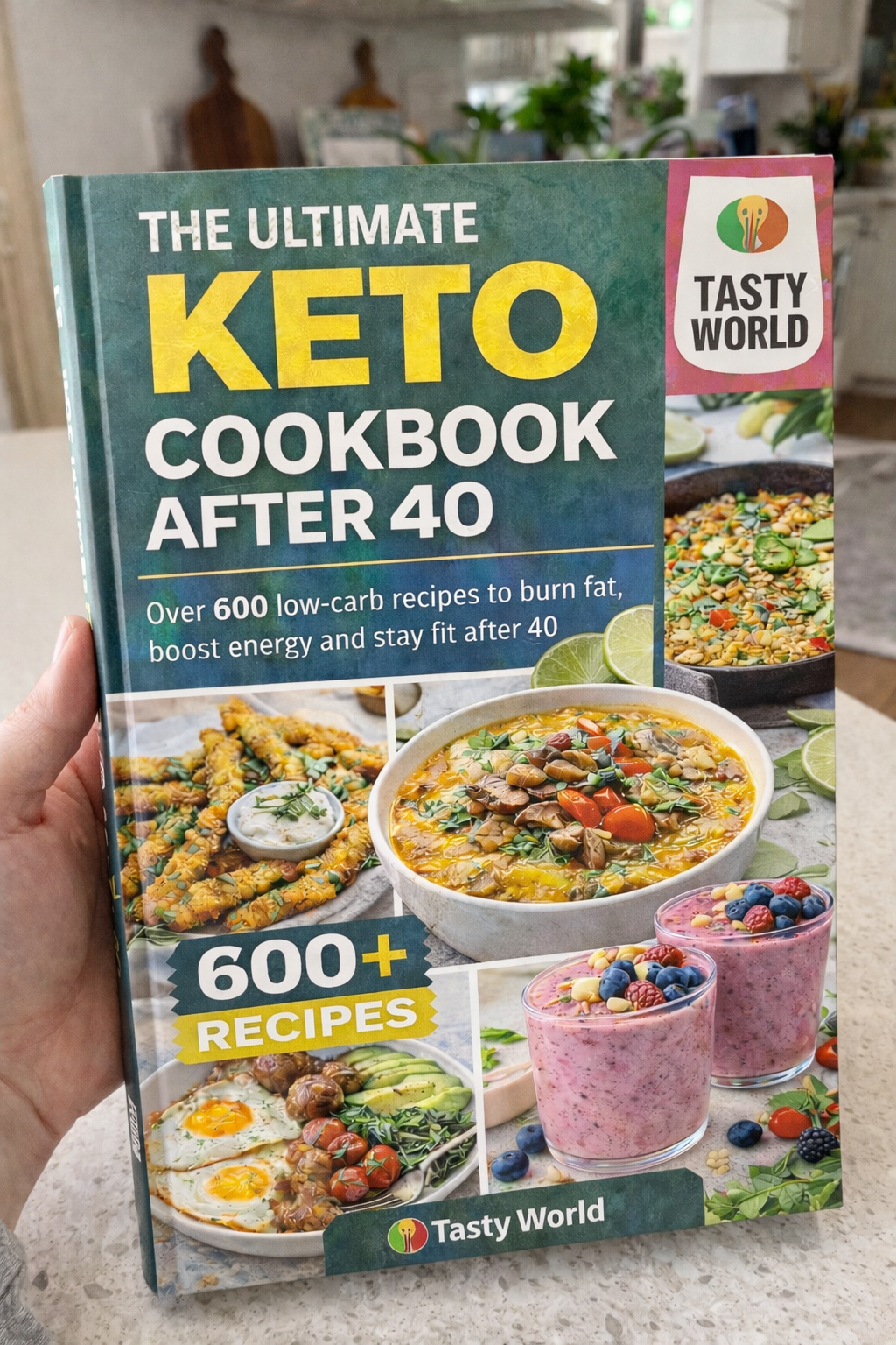 The Ultimate Keto Cookbook After 40 – 600+ Low-Carb Recipes